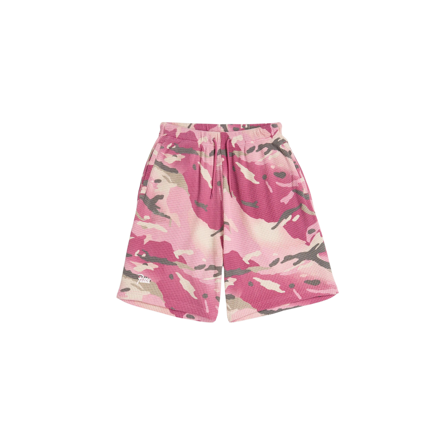 Cactus Flower Camo Waffle Shorts - Cactus Flower