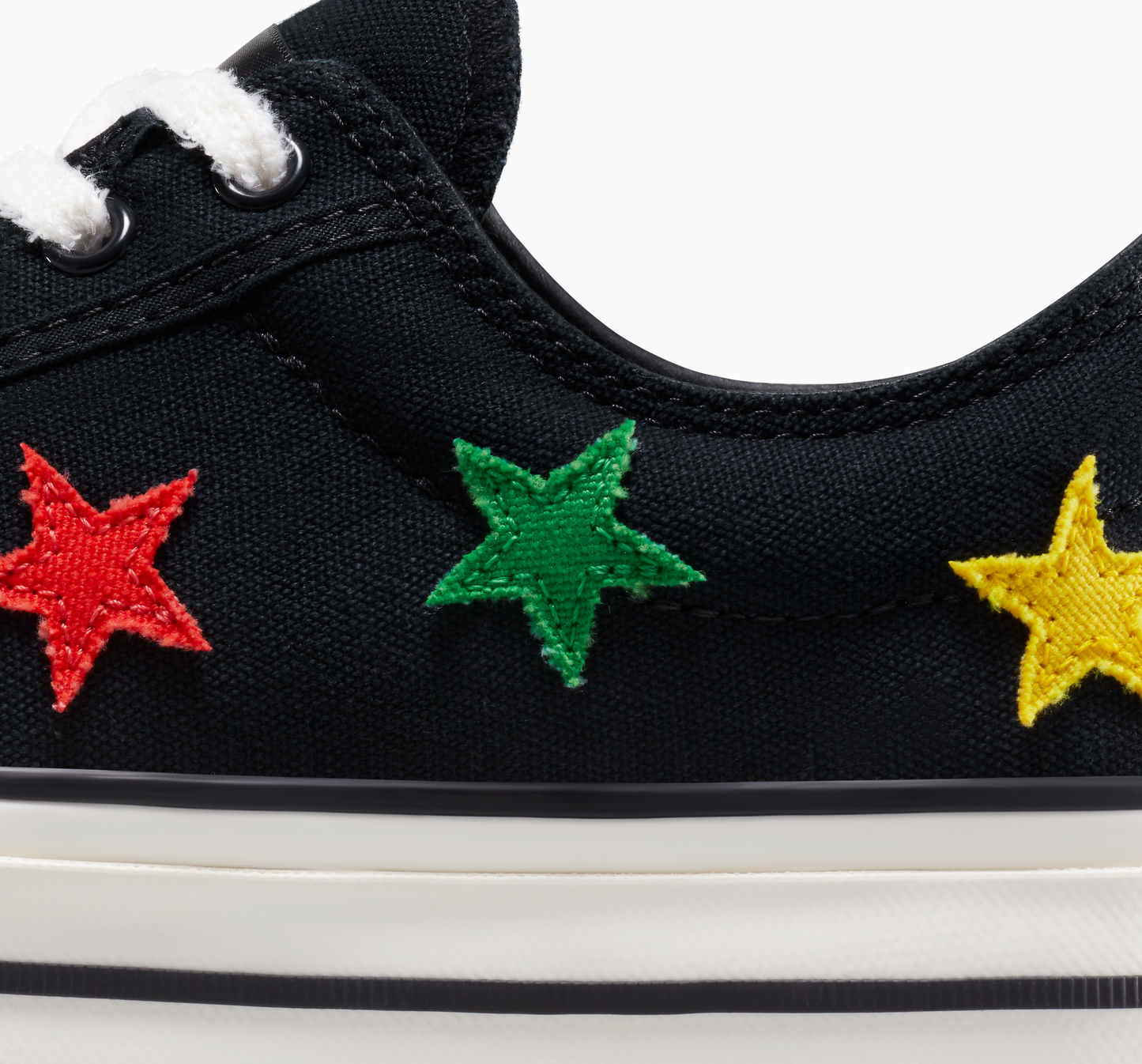 DAILY PAPER X CONVERSE 'STAR PLAYER OX' - BLACK/FERN GREEN/CYBER YELLOW