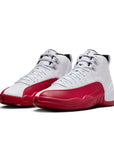 JORDAN 12 RETRO 'CHERRY' - WHITE/BLACK/VARSITY RED