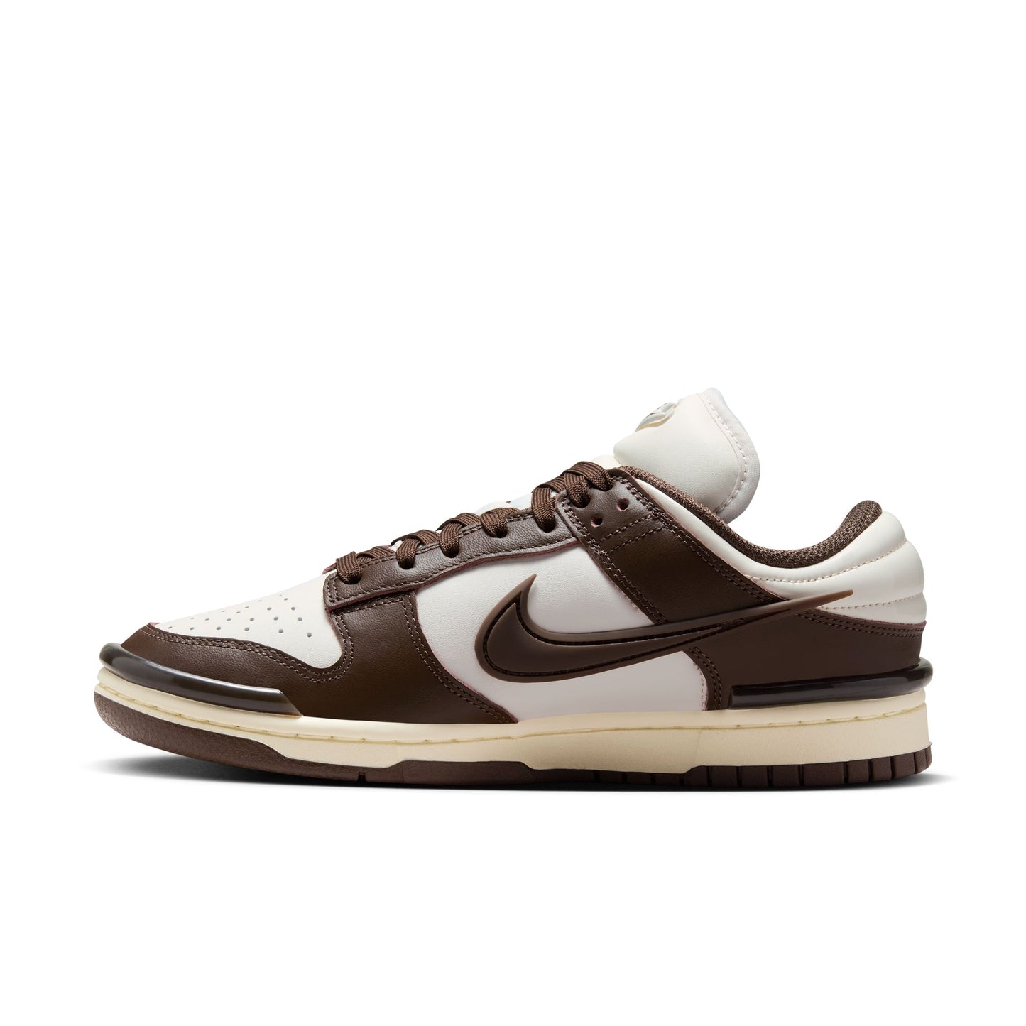 DUNK LOW TWIST - PHANTOM/BAROQUE BROWN/COCONUT MILK