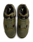 JORDAN 4 RETRO SE CRAFT 'MEDIUM OLIVE' - MEDIUM OLIVE/PALE VANILLA/CARGO KHAKI