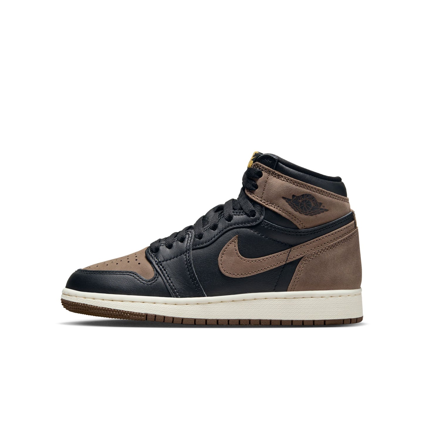 AIR JORDAN 1 HIGH OG "PALOMINO" (GS) - BLACK/METALLIC GOLD-PALOMINO-SAIL