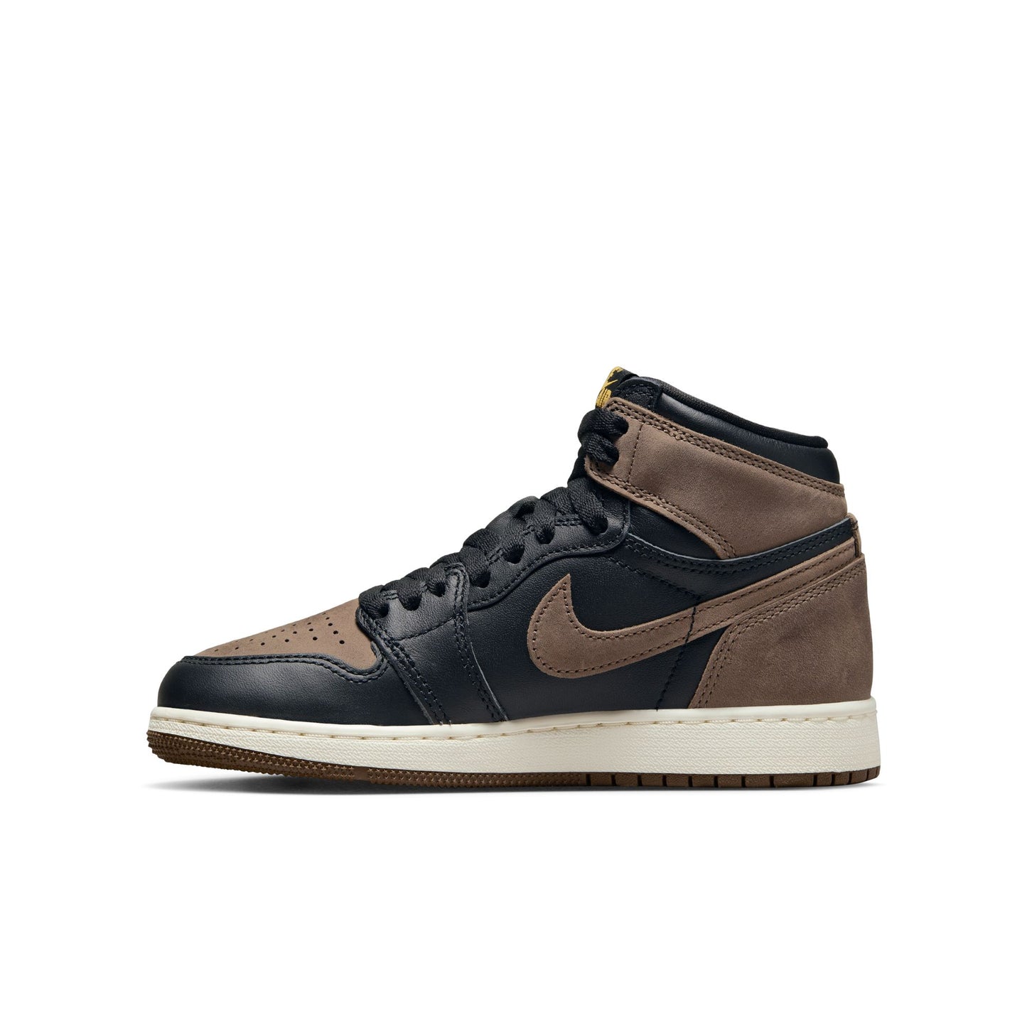 AIR JORDAN 1 HIGH OG "PALOMINO" (GS) - BLACK/METALLIC GOLD-PALOMINO-SAIL