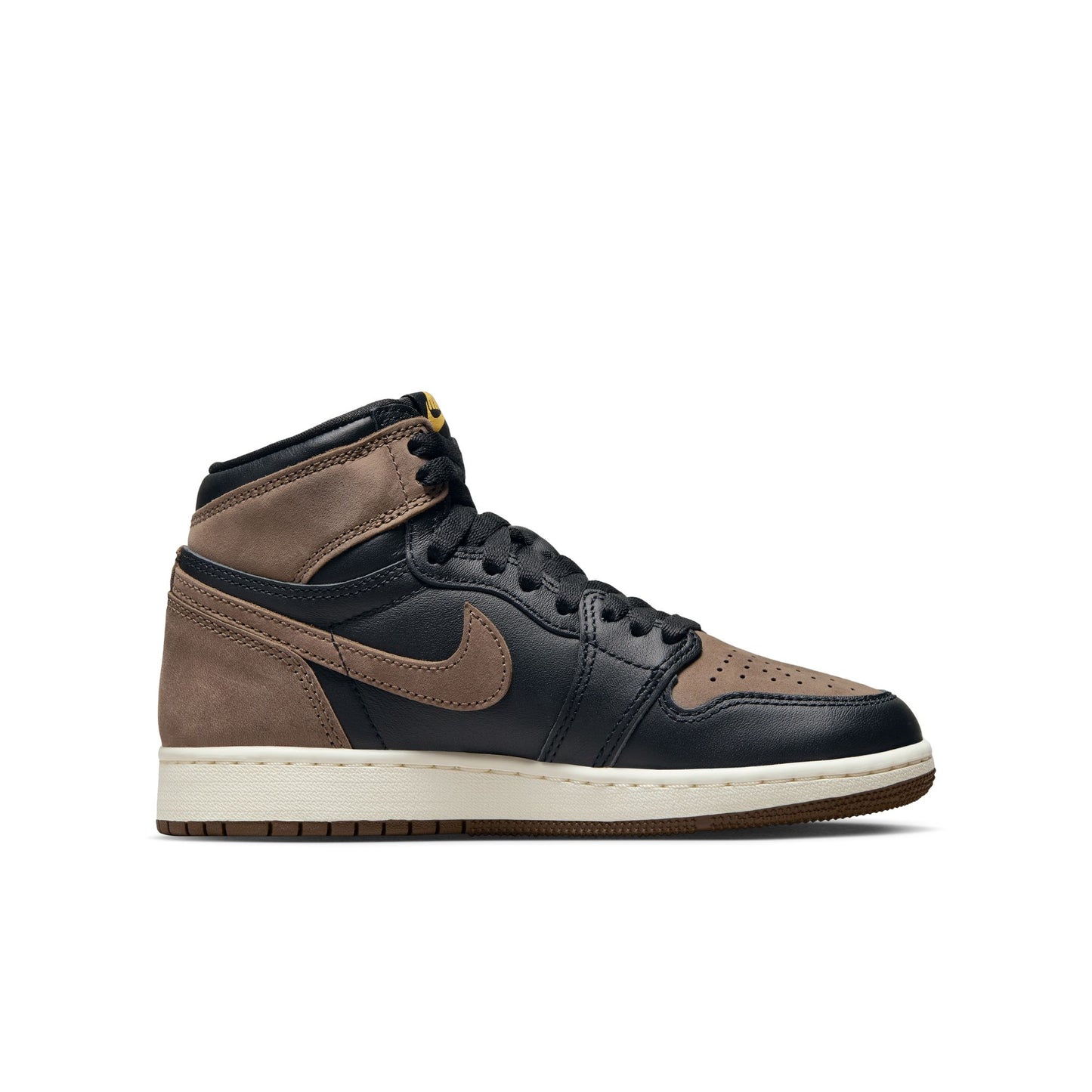 AIR JORDAN 1 HIGH OG "PALOMINO" (GS) - BLACK/METALLIC GOLD-PALOMINO-SAIL
