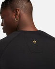 NOCTA x NIKE TECH FLEECE CREWNECK - BLACK/UNIVERSITY GOLD
