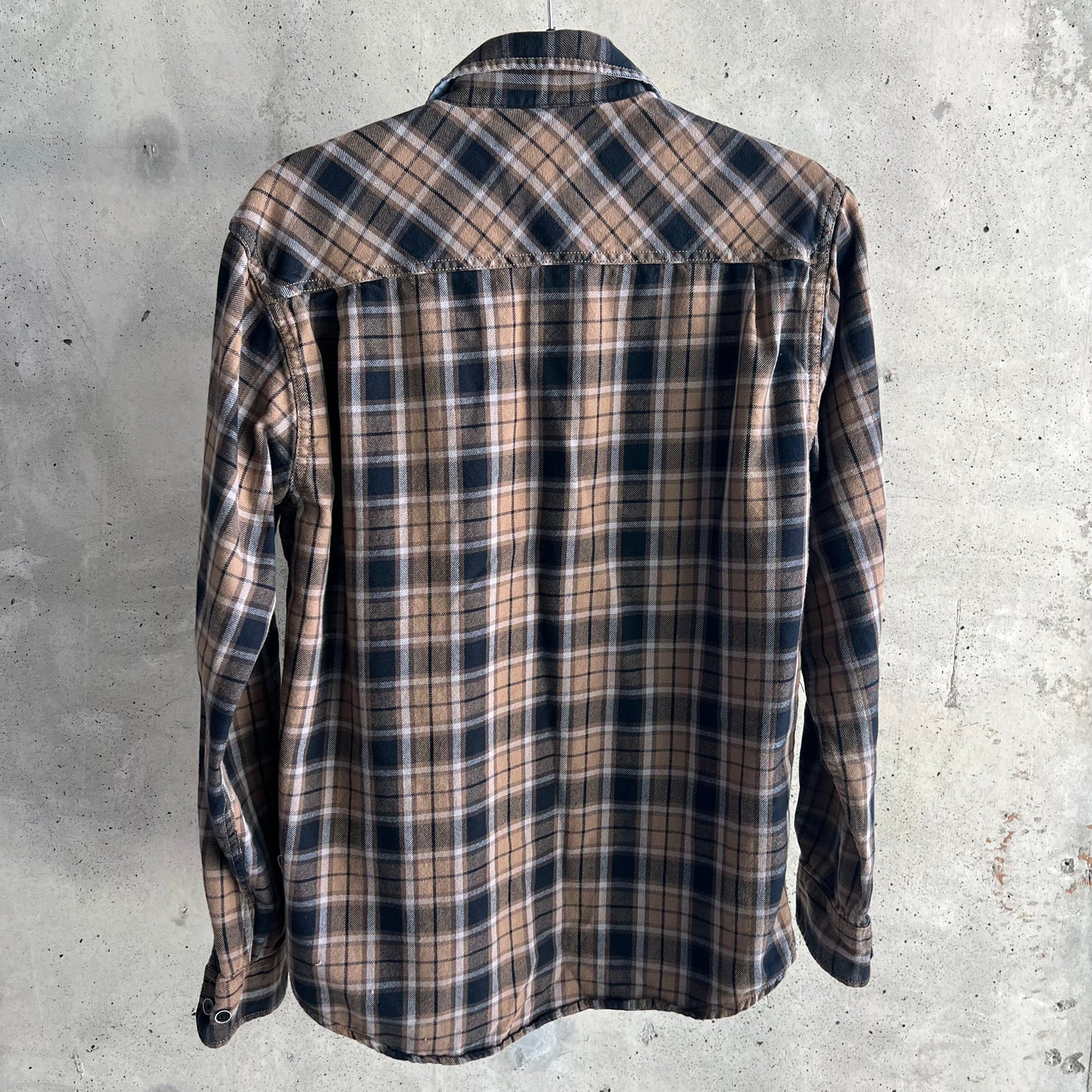 vintage brown flannel