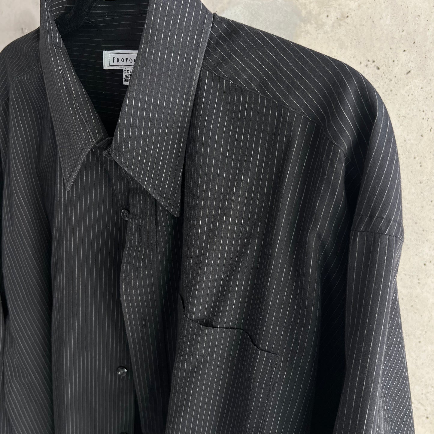 vintage pinstripe button up