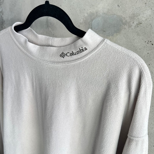 vintage columbia fleece mockneck