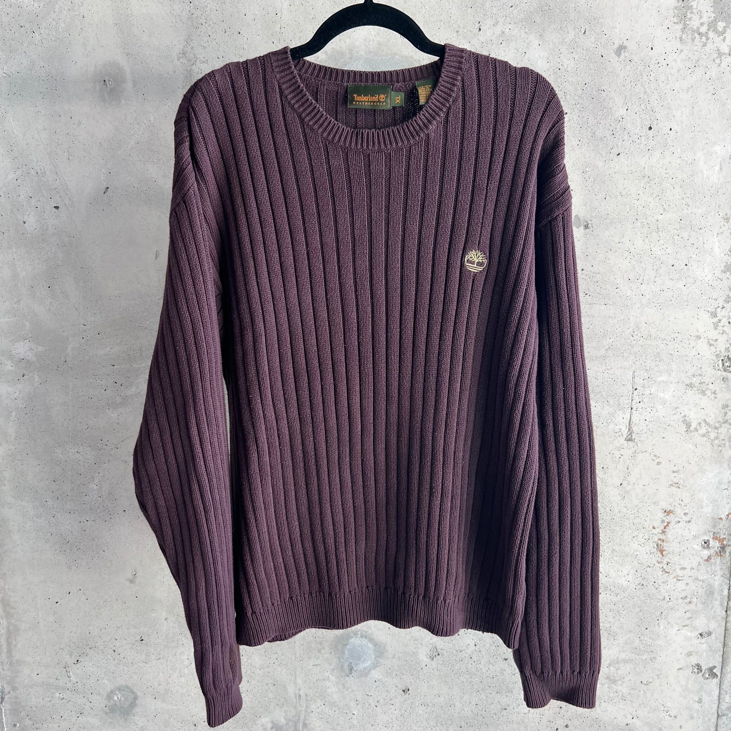 vintage timberland knit sweater