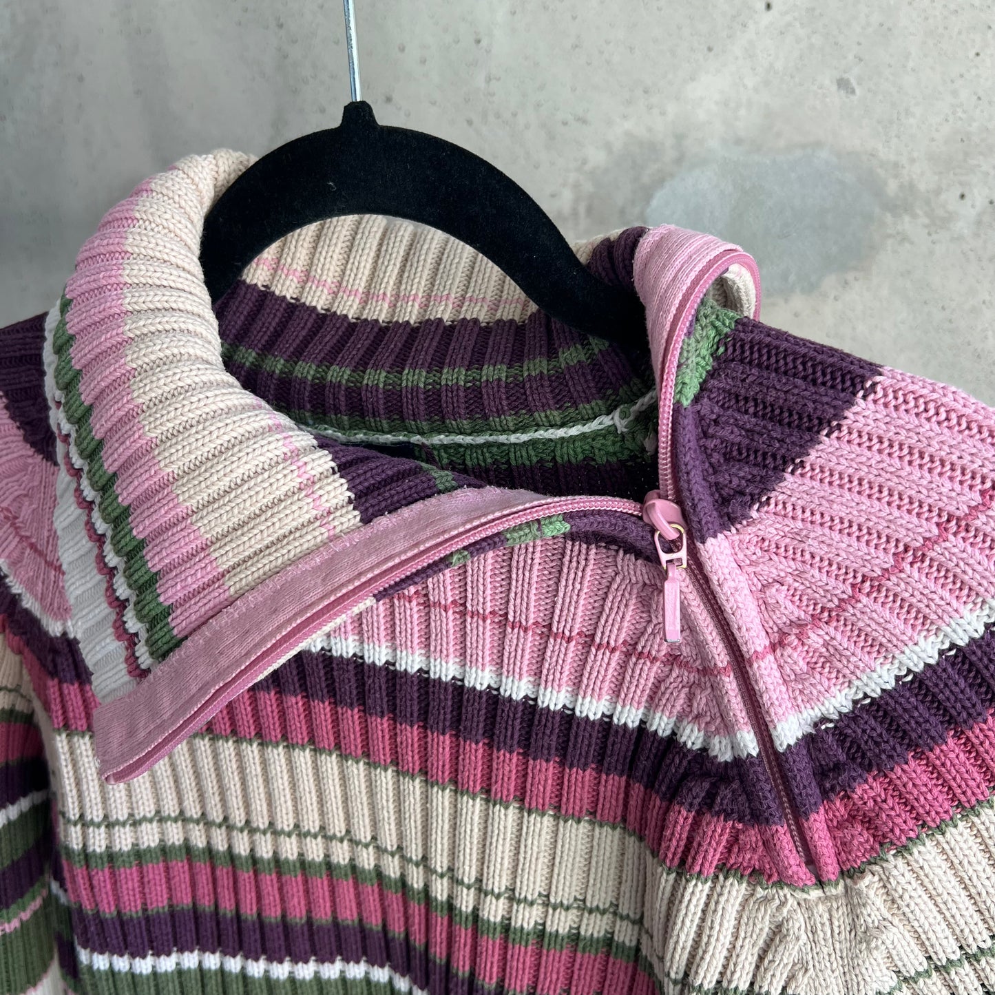 vintage y2k striped knit