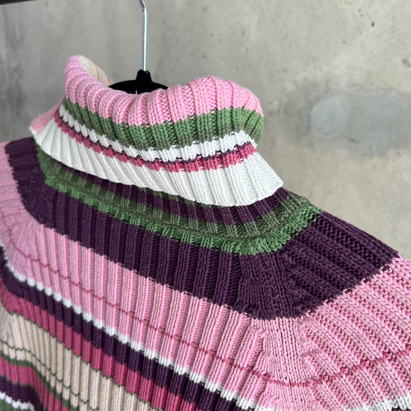 vintage y2k striped knit