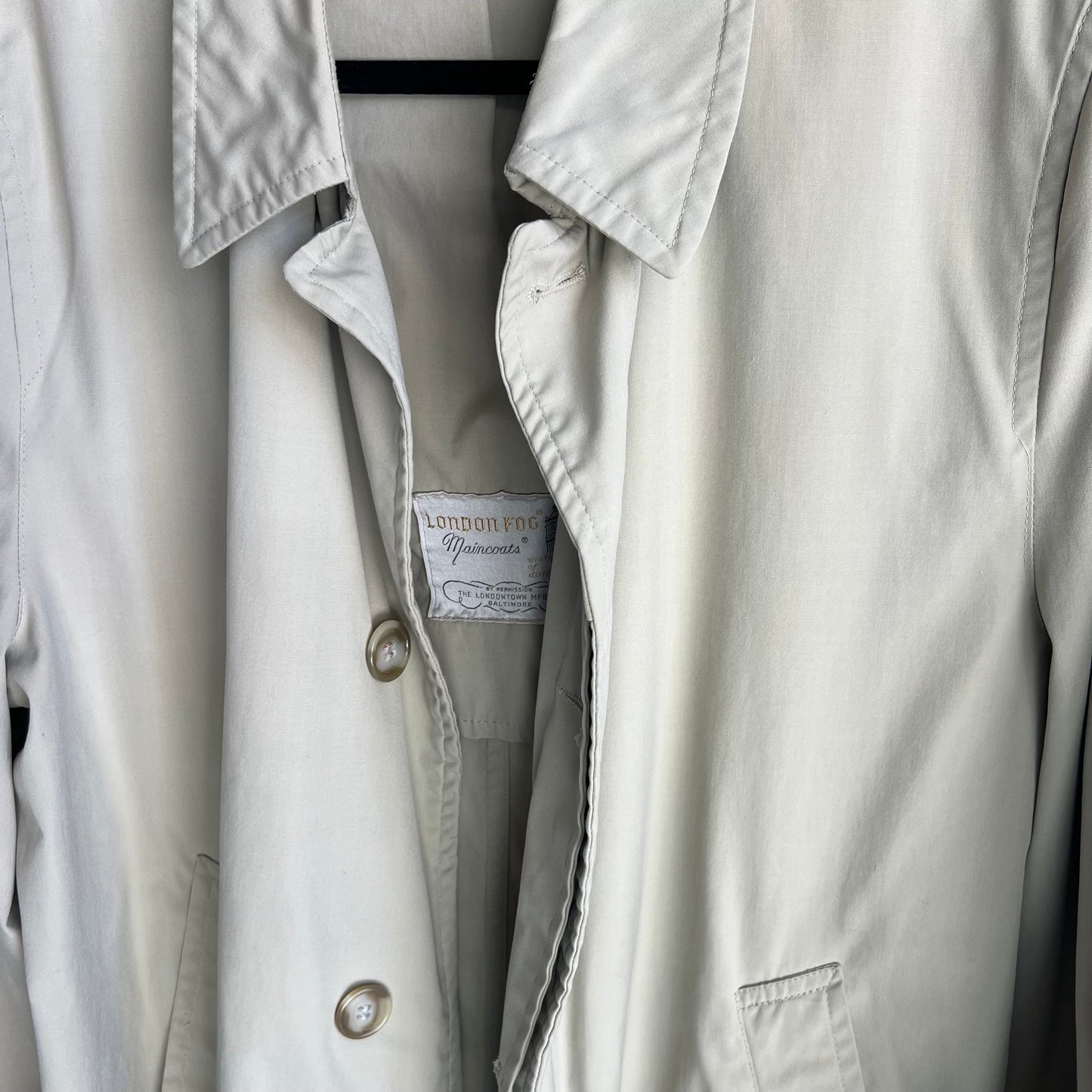 vintage london fog trench