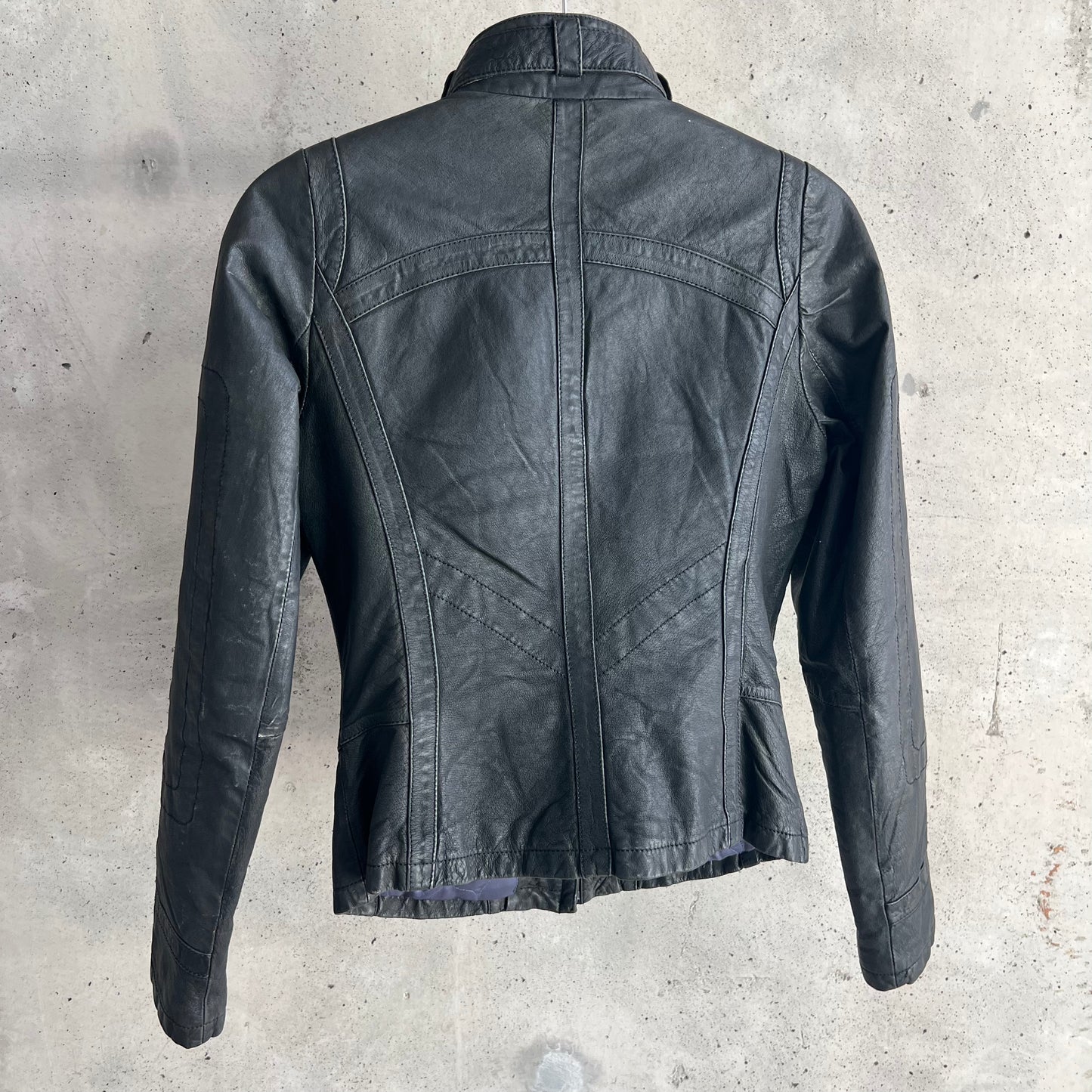 vintage danier leather moto jacket