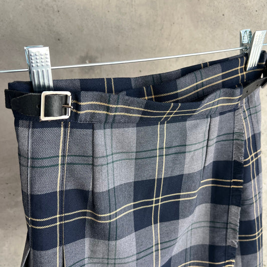 vintage plaid kilt