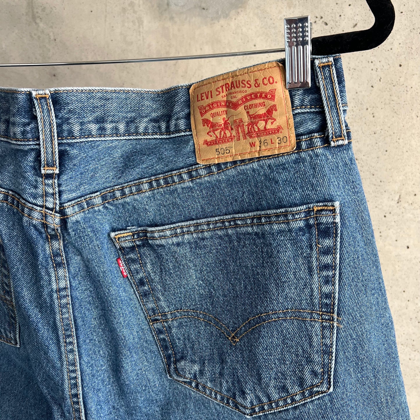 vintage levi's 505 denim
