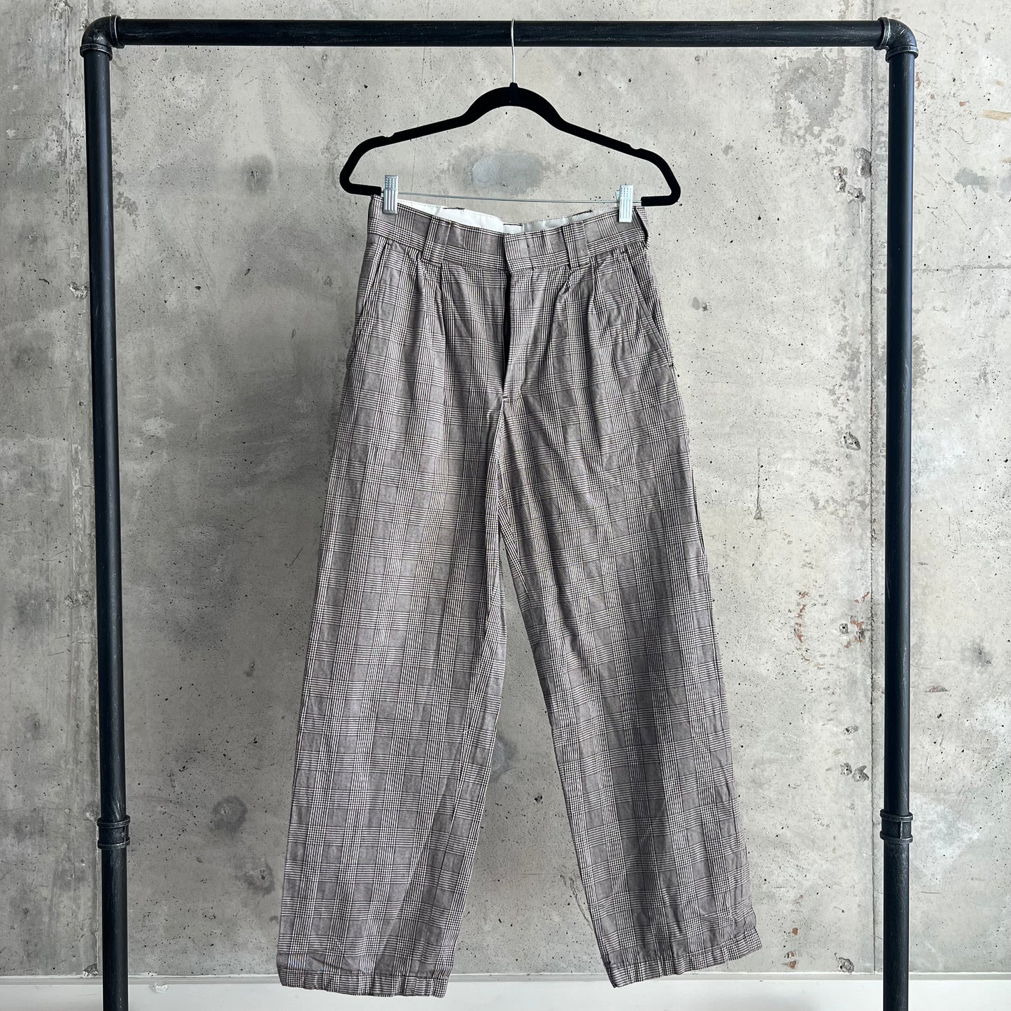 vintage dickies plaid trousers