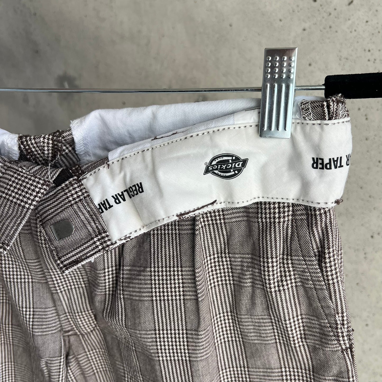 vintage dickies plaid trousers