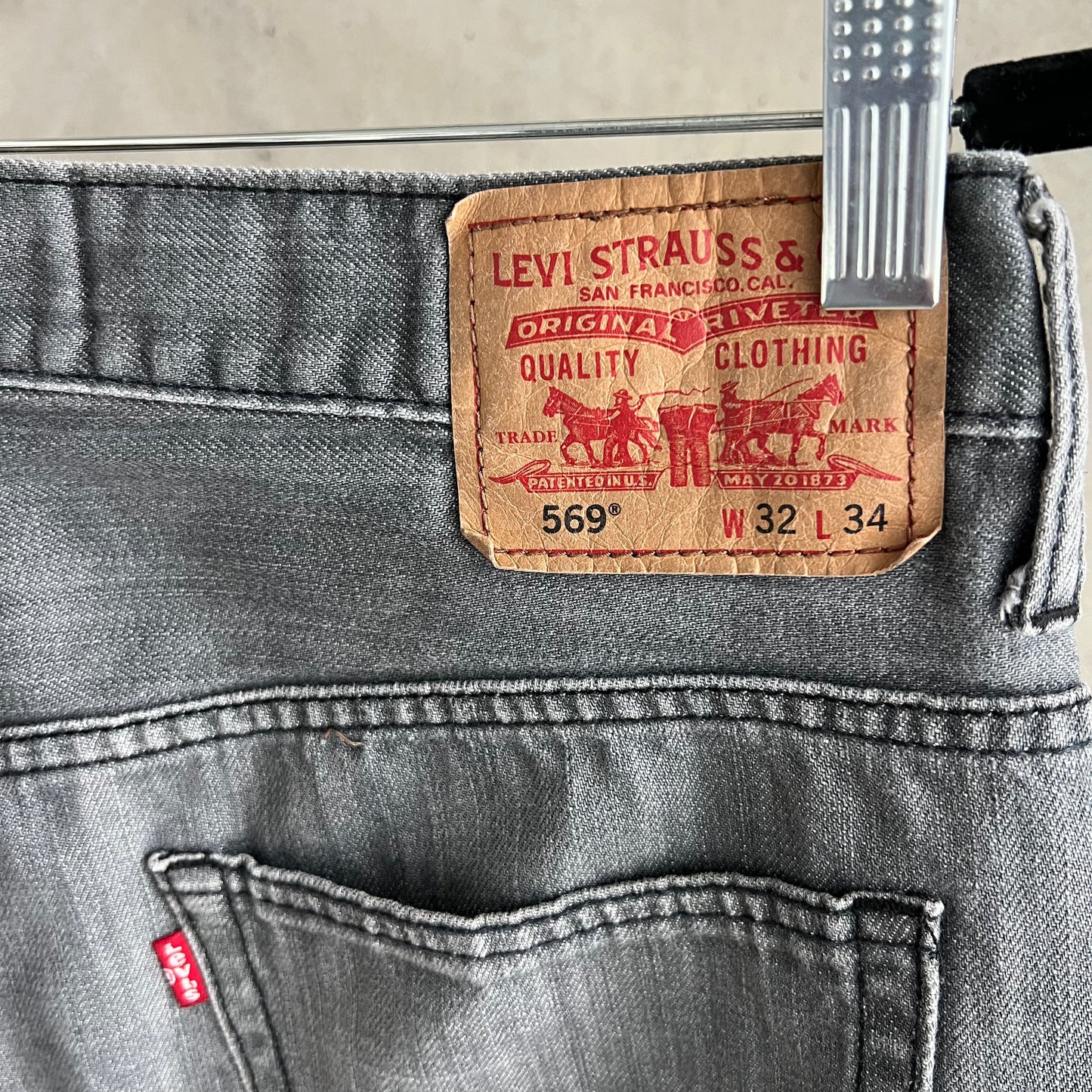 vintage levi's 569 denim