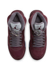 JORDAN 5 RETRO SE (GS) - DEEP BURGUNDY/LT GRAPHITE