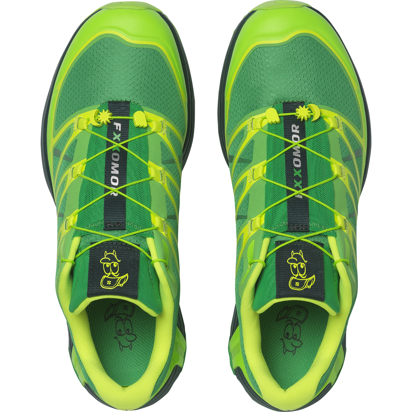 Feid x Salomon XT-Pathway 2 'FXXOMOR' - Bright Green/Green Gecko/Safety Yellow