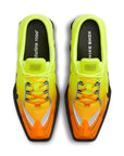 Martine Rose x Nike Shox MR4 Mules - Safety Orange/Metallic Silver/Black