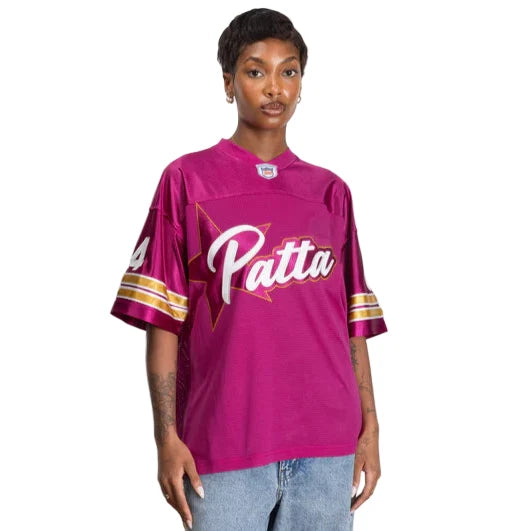 All Star Football Jersey - Fuchsia Red
