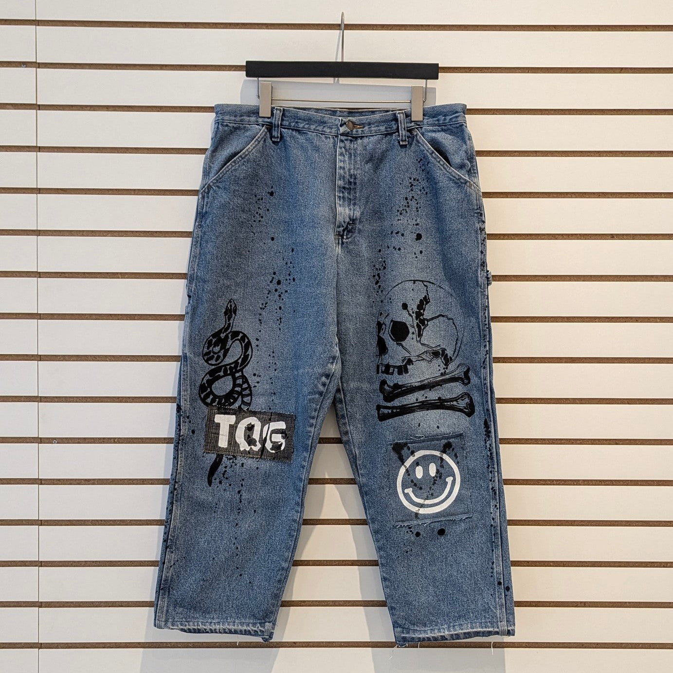 Paint Splattered Denim