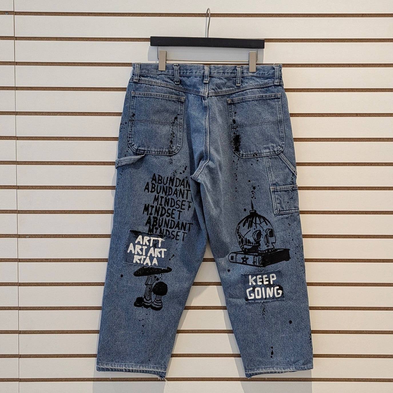 Paint Splattered Denim