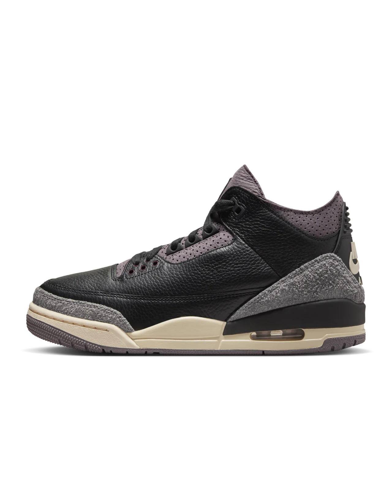 A MA MANIÉRE X AIR JORDAN 3 RETRO OG SP 'W.Y.W.S.' - BLACK/BLACK/FLAT PEWTER/VIOLET ORE