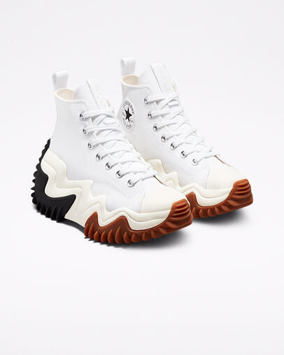 Run Star Motion High Top White/Black/Gum Honey