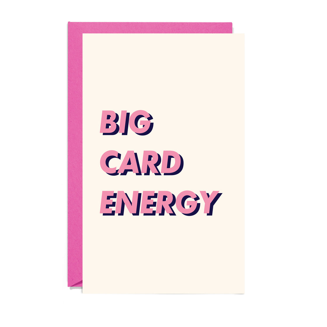 Big Card Energy Card