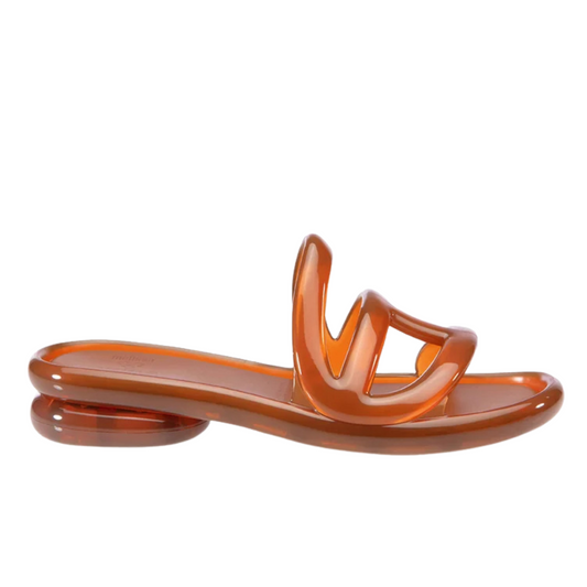 Melissa x Telfar Jelly Slide - Clear Brown