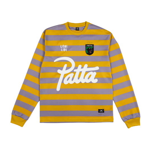 Striped Longsleeve Football Jersey - Chalk Violet