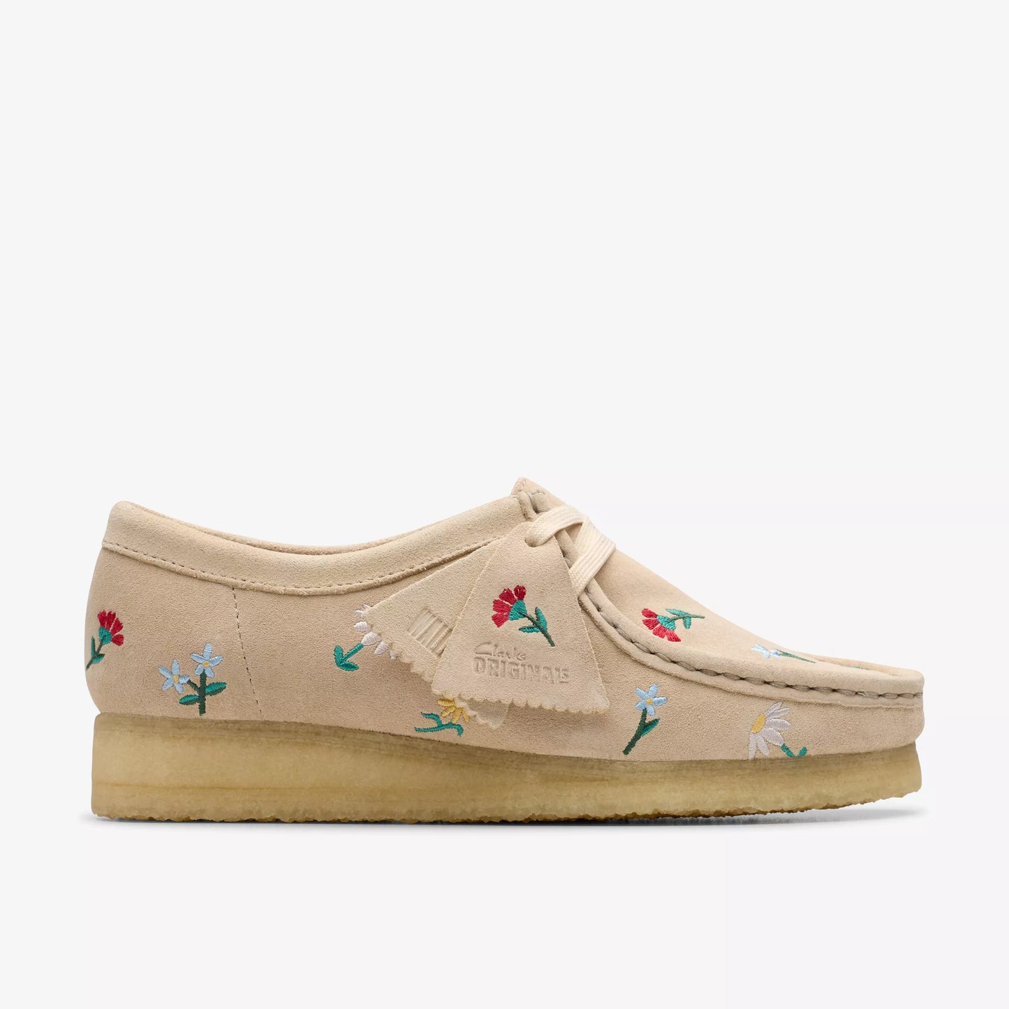 WALLABEE - TAUPE EMBROIDERY