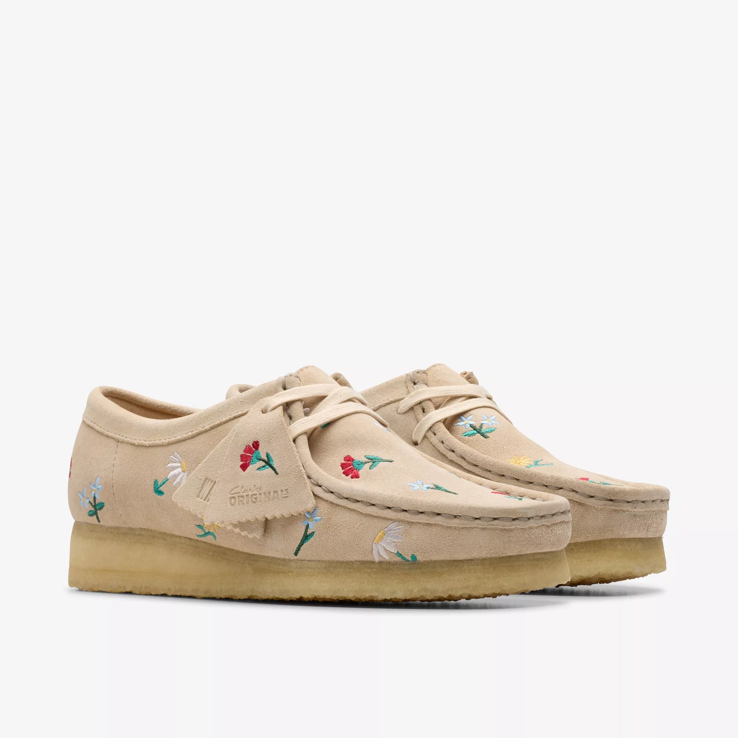 WALLABEE - TAUPE EMBROIDERY