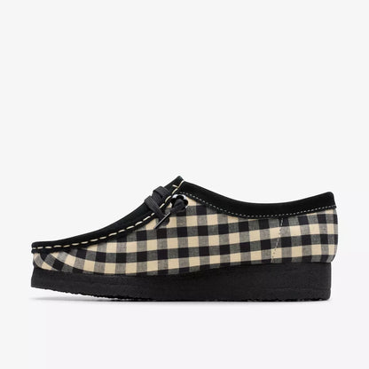 WALLABEE - BLACK/WHITE GINGHAM