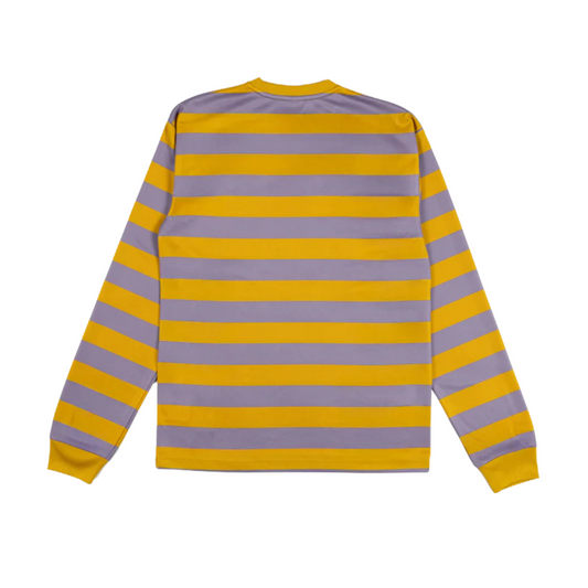 Striped Longsleeve Football Jersey - Chalk Violet