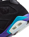 JORDAN 6 RETRO 'AQUA' (GS)- BLACK/BRIGHT CONCORD/AQUATONE