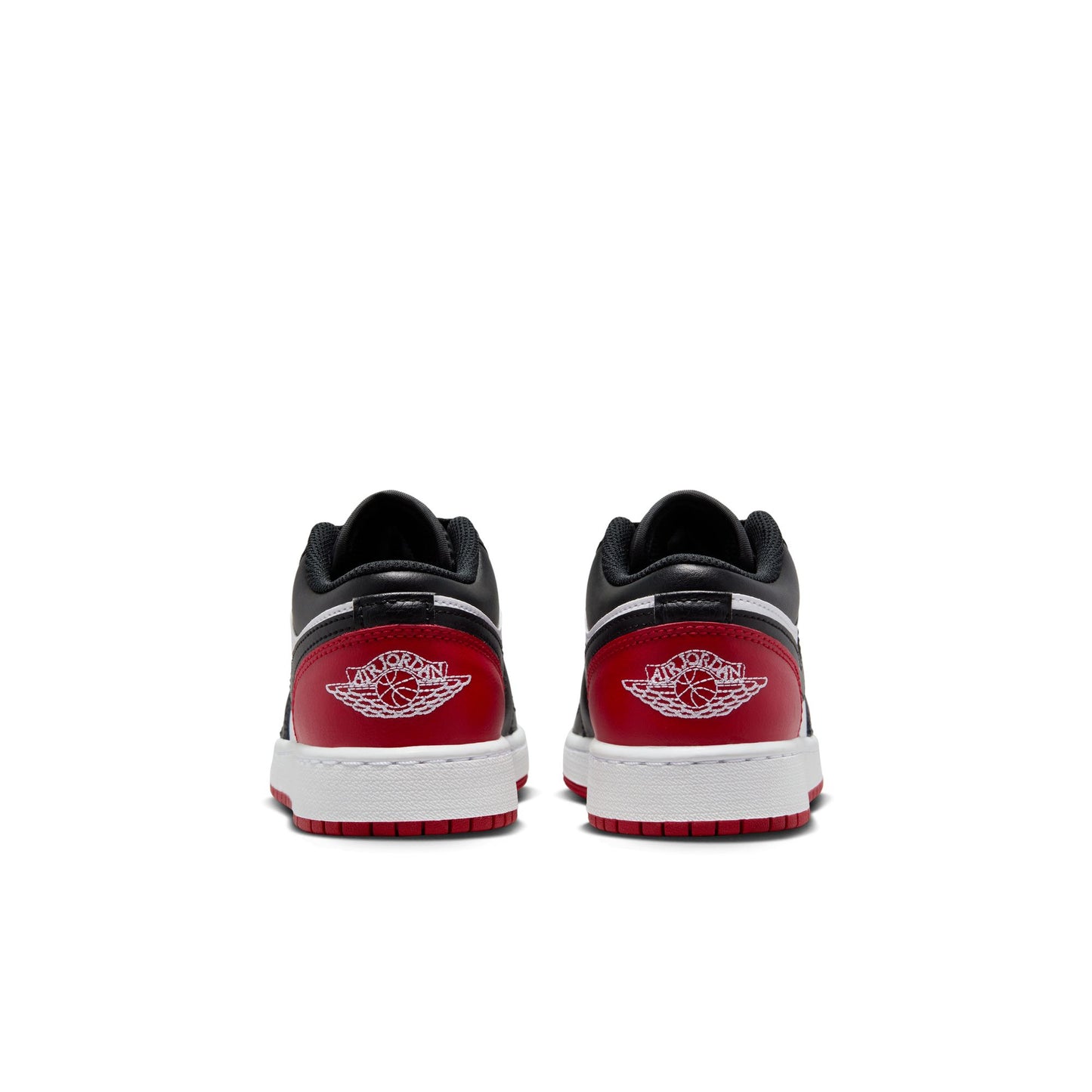 Jordan 1 Low  (GS) 'Bred Toe' - White/Black/Varsity Red/White