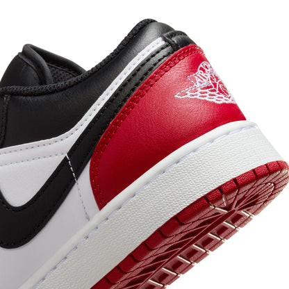 Jordan 1 Low  (GS) 'Bred Toe' - White/Black/Varsity Red/White