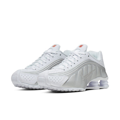 SHOX R4 - WHITE/WHITE/METALLIC SILVER/MAX ORANGE