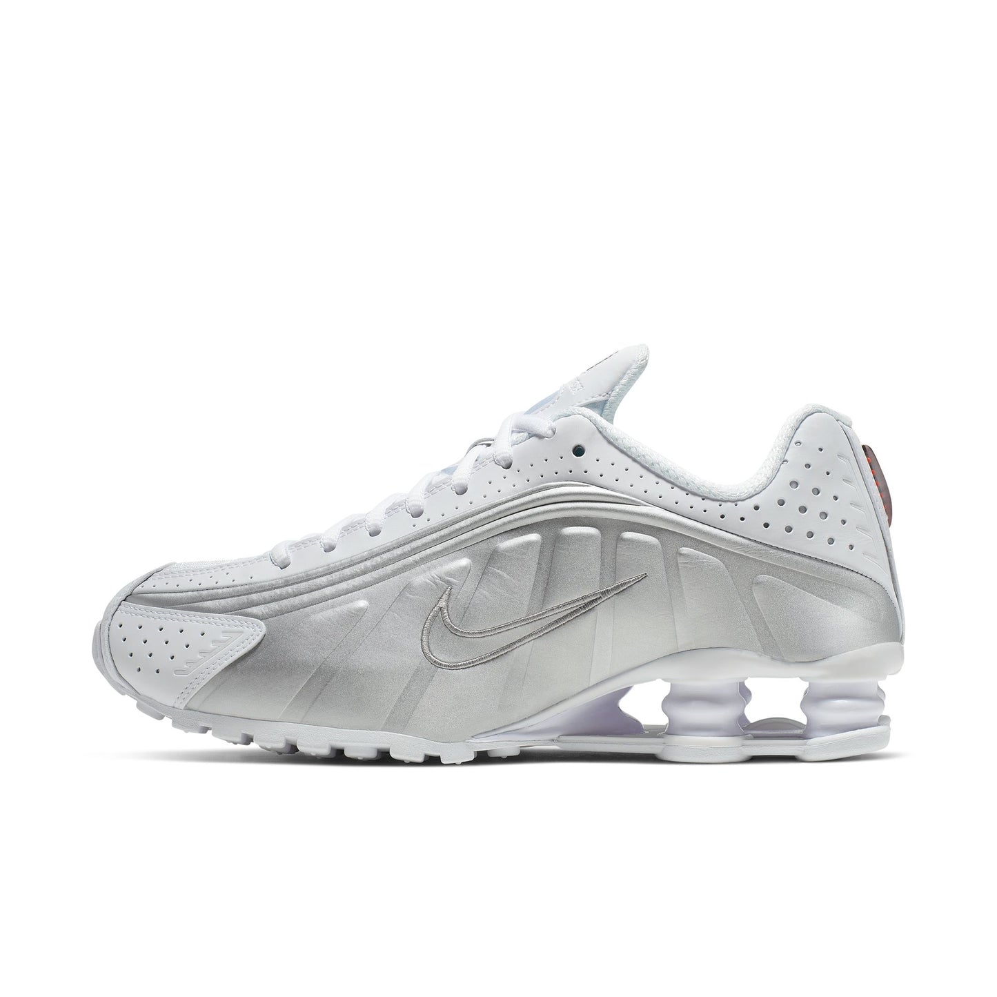 SHOX R4 - WHITE/WHITE/METALLIC SILVER/MAX ORANGE