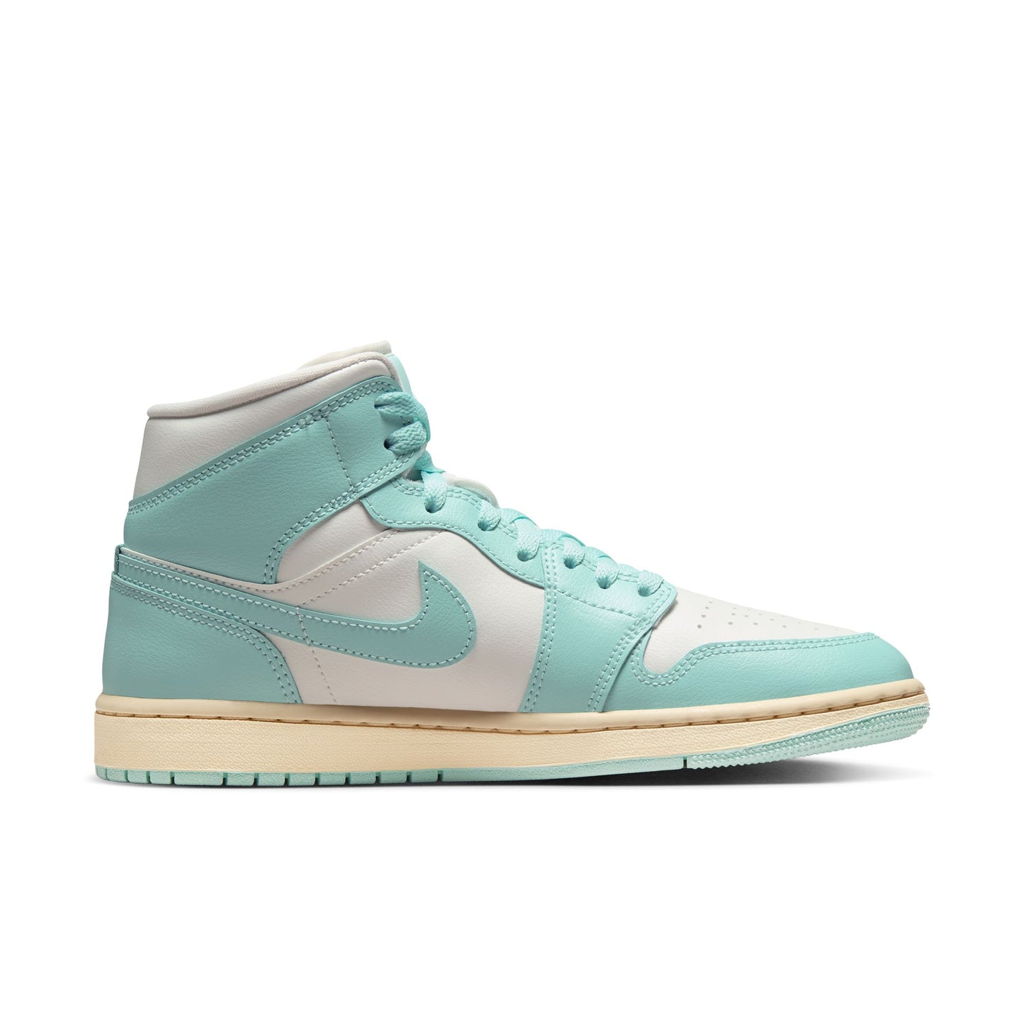 JORDAN 1 MID 'LIGHT DEW' - SAIL/LIGHT DEW/MUSLIN