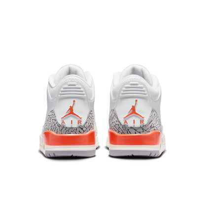 JORDAN 3 RETRO 'GEORGIA PEACH' - WHITE/COSMIC CLAY/SAIL/CEMENT GREY