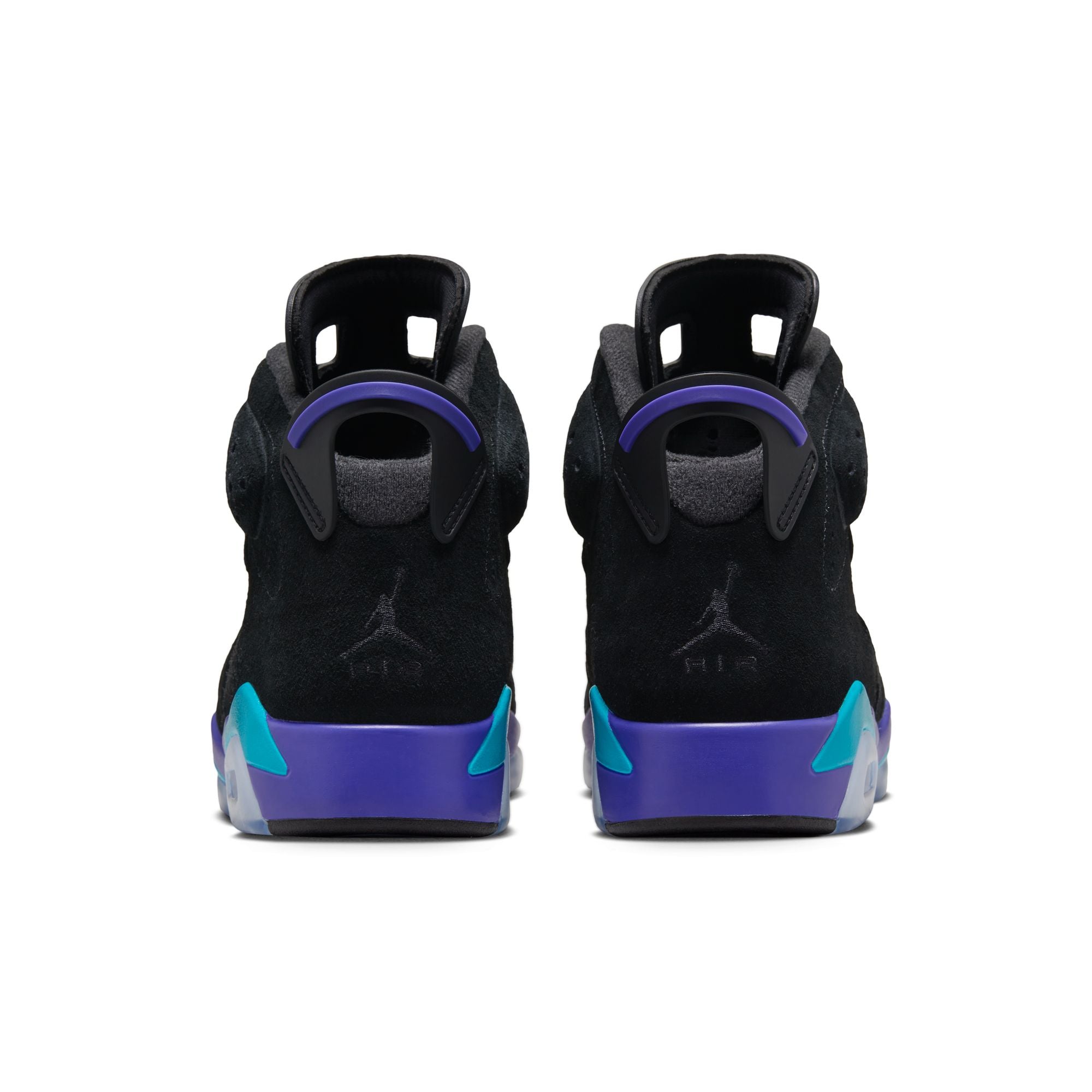 JORDAN 6 RETRO &#39;AQUA&#39; - BLACK/BRIGHT CONCORD/AQUATONE