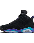 JORDAN 6 RETRO 'AQUA' - BLACK/BRIGHT CONCORD/AQUATONE