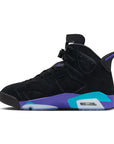 JORDAN 6 RETRO 'AQUA' - BLACK/BRIGHT CONCORD/AQUATONE