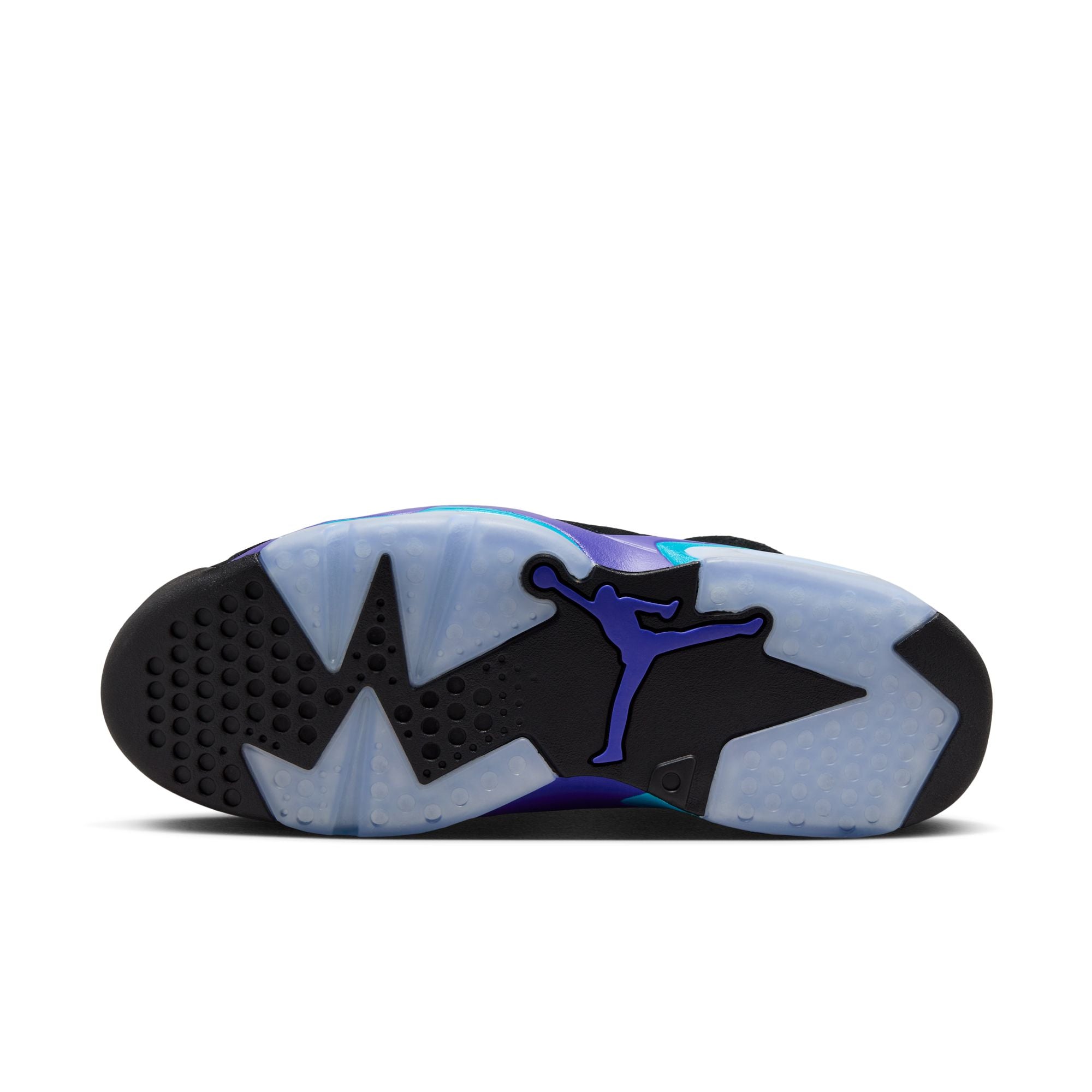 JORDAN 6 RETRO &#39;AQUA&#39; - BLACK/BRIGHT CONCORD/AQUATONE