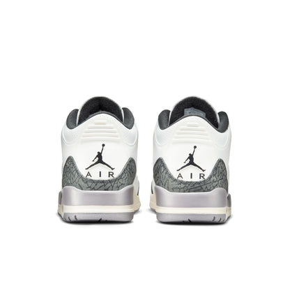 JORDAN 3 RETRO 'CEMENT GREY' - SUMMIT WHITE/FIRE RED/CEMENT GREY/BLACK