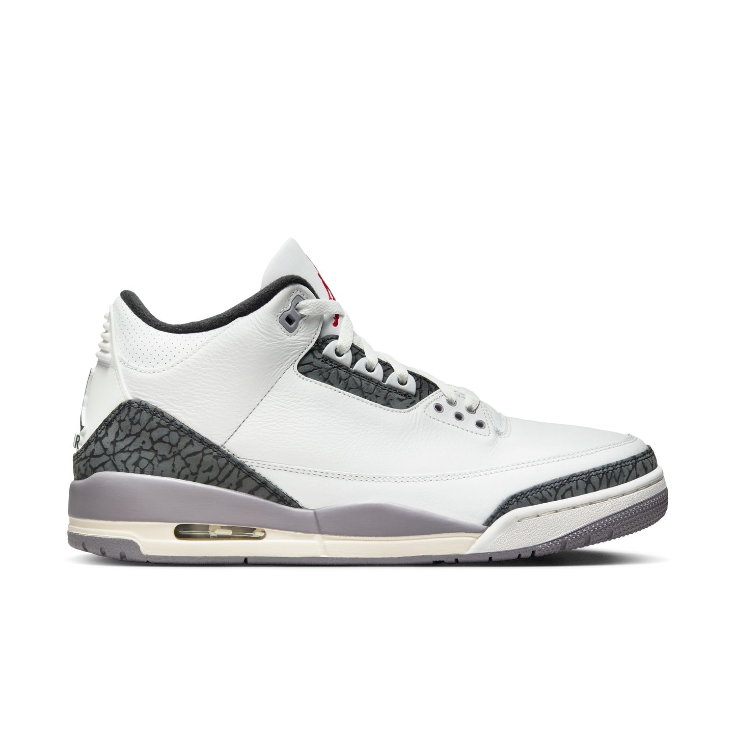 JORDAN 3 RETRO 'CEMENT GREY' - SUMMIT WHITE/FIRE RED/CEMENT GREY/BLACK